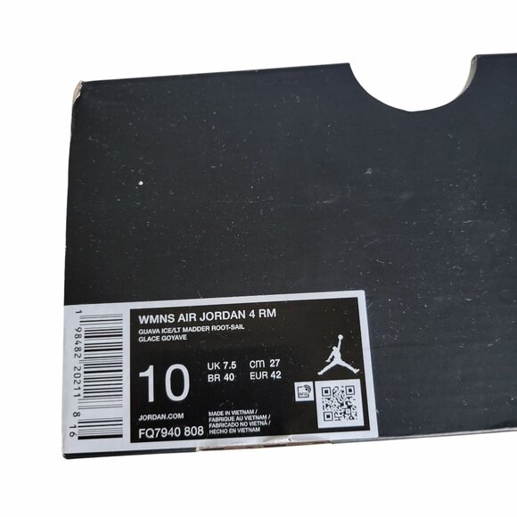 ✨Nike Air Jordan 4 RM Jordan 4 Rm Guava Ice 10 Women Shoes Basketball FQ7940-808 - Picture 8 of 11